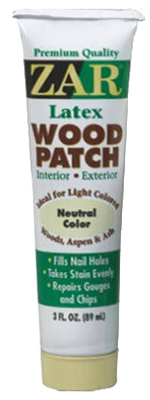 Latex Wood Patch, Interior/Exterior, Red Oak, 3 oz.