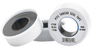 PTFE Pipe Thread Tape With Teflon, White, 1/2 x 260 In.