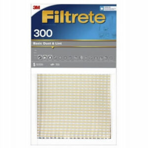12x24 x 1 In. Basic Dust & Lint Pleated Furnace Air Filter, Gray, MPR 300, 3 Months