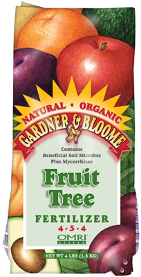 Fruit Tree Fertilizer, 4-5-4 Formula, 4 Lbs.