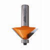 Chamfer Router Bit, 1/2 In. Shank, 1-3/4 In. Diameter