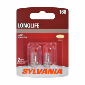 168 Long Life Miniature Clear Bulb, 168LL BP2, 2-Pk.