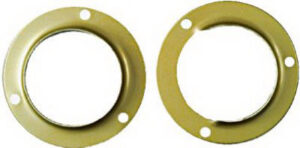 Brass Closet Rod Pole Socket Set, 1-3/8 In., Pr.