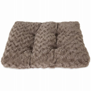 Plush Kennel Mat, 36.5 x 23.5-In., For Dogs 70 - 90-Lbs.