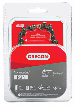 Chainsaw Chain, Micro-Lite C-Loop Chain, 8 In.