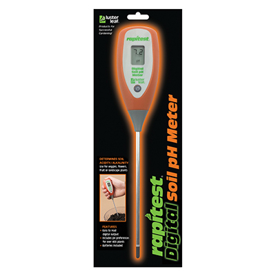 Rapidtest Digital Soil pH Meter, 13 In.