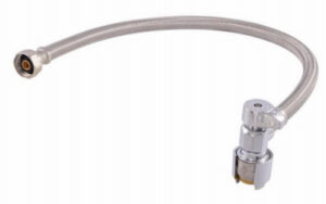Faucet Connector Hose, Braided Stainless Steel, 1/2 x 1/2 x 20 In.