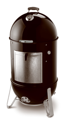 Smokey Mountain Smoker Cooker, Black Porcelain On Steel, 22 In.