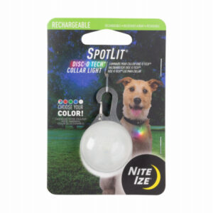 Spotlit Rechargeable Dog Collar Light