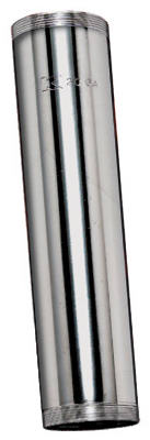 Threaded Drain Pipe Tube, Chrome Plated, 20-Ga., 1-1/2 x 12 In.