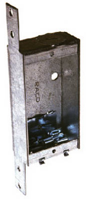 D Bracket Quick Clamp Switch Box, 3-3/4 x 1 In. Deep