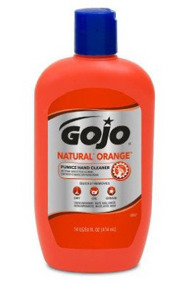 Hand Cleaner with Pumice, Natural Orange, 14 oz.