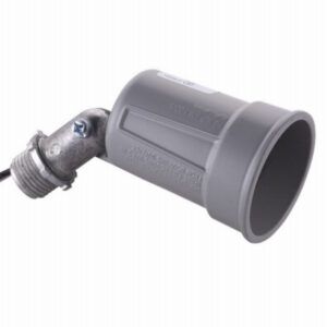 Weatherproof Lampholder for Par 38 Lamps, Gray