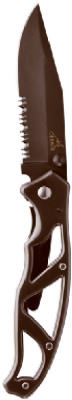 Paraframe Knife, Serrated, Gray