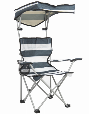 Camp & Go Kids Shade Chair, Grey & White