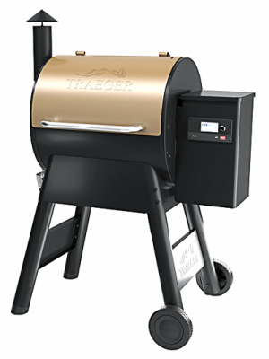 Pro D2 Pellet Grill, 572-Sq. In., 18 Lb. Hopper, Bronze