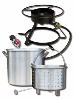 Outdoor Cooker, 54,000 BTU, 2 Qt. Aluminum Pot