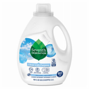 Biodegradable Free & Clear Liquid Laundry Detergent, 90 oz.