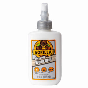 Wood Glue, Dries Clear, 4 oz.