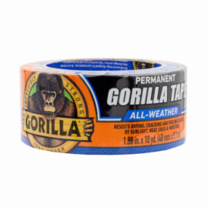 All Weather Tape, Permanent, Black, 10 Yd.