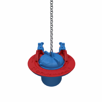 Super Toilet Tank Flapper, Universal Fit, 2 & 3 In. Valves