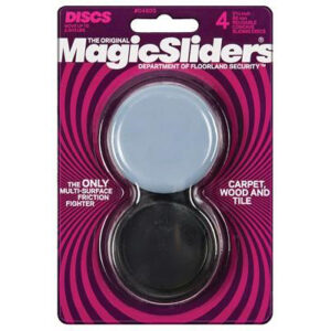 Surface Protectors, Concave Furniture Sliding Discs, 2-3/8-In. Round, 4-Pk.