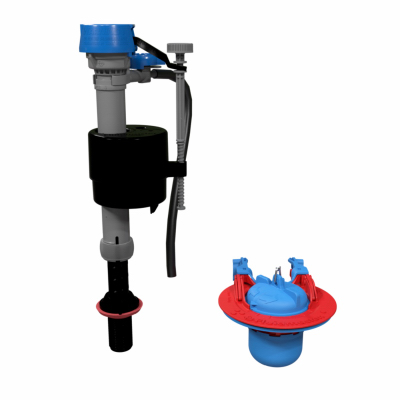 Performax Toilet Fill Valve & 2 & 3 In. Super Flapper Kit