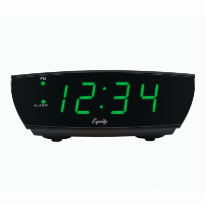 Alarm Clock, Large LED Green Display