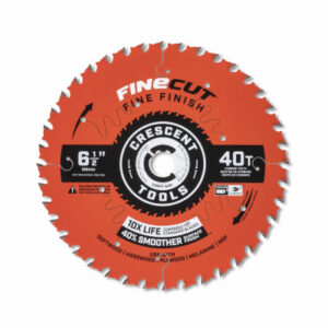 FineCut Fine Finishing Circular Saw Blade, 6-1/2 In. x 40 Tooth