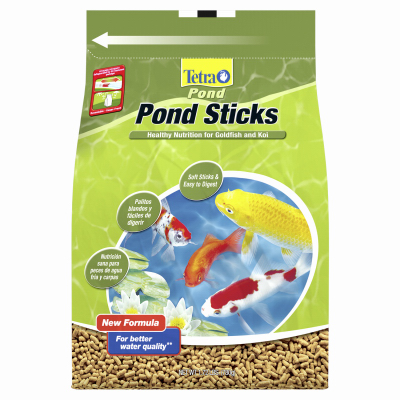 Pond Food, Gold Fish or Koi Food Sticks, 1.75-Lb.