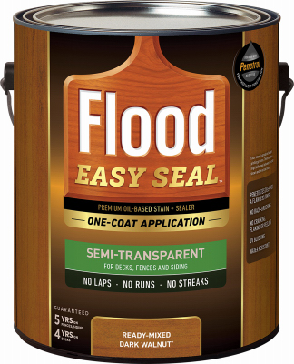 Easy Seal Oil-Based Stain & Sealer, Dark Walnut, Gallon