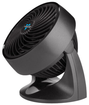 Vortex Air Circulator Fan, Compact, Black, 7 In.