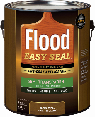 Easy Seal Oil-Based Stain & Sealer, Burnt Hickory, Gallon