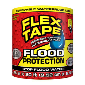 Flex Tape Flood Protection Removable Tape, Yellow 3.75 In. x 20 Ft.
