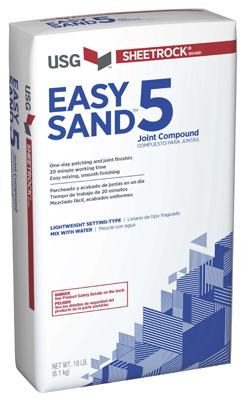 Easy Sand 5 Joint Compound, Lightweight, 18 Lbs.