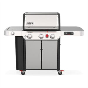 Genesis SX-335 Smart Tech 3-Burner LP Gas Grill, 39,000 BTU + Side & Sear Burners, Stainless Steel