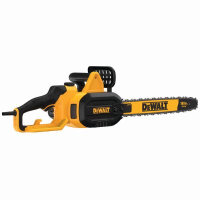 Electric Chainsaw, 15 Amps, 2.8 HP Brushless Motor, 18 In.