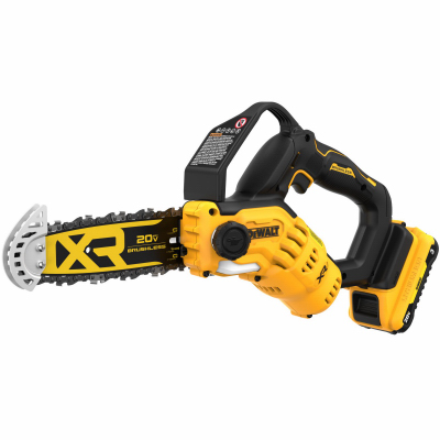 20-Volt MAX Brushless Cordless Pruning Chainsaw Kit, 8 in., Battery & Charger