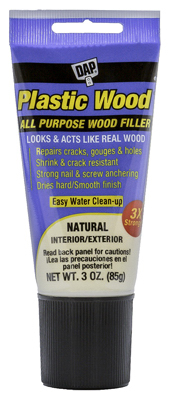 Plastic Wood Latex Wood Filler, 3 oz. Tube