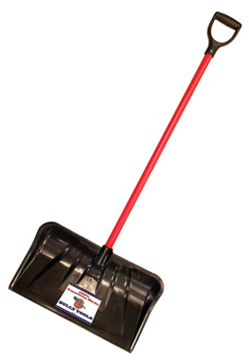 Combination Snow Shovel/Pusher, 22 In.