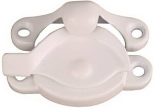 Window Sash Lock, White