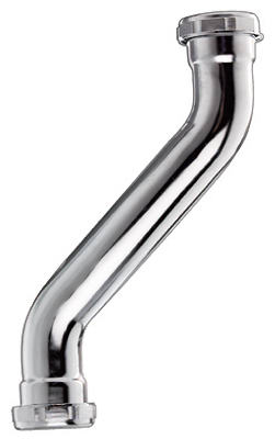 Double Offset Trap, Chrome Plated, 1-1/2 x 1-1/2 In.