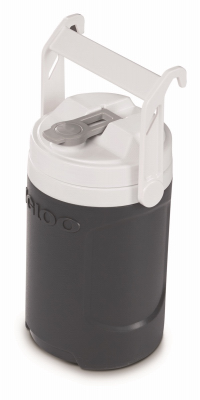 Latitude Insulated Cooler Jug, Charcoal Color, 1/2 Gallon