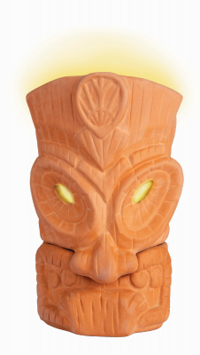 Zendozones Citronella Burner + 3 Candles, Hawaiian Howie Design