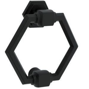 Powell Door Knocker, Matte Black