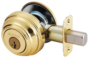 Signature Brass Single Cylinder Deadbolt With SmartKey