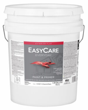 Everyday Exterior Latex Paint, Flat, Neutral Base, 5 Gallon