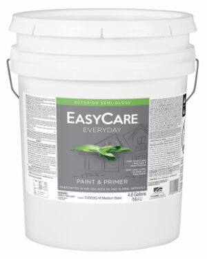 Everyday Exterior Latex Paint, Semi Gloss, Medium Base, 5 Gallon