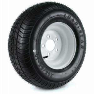 Loadstar Trailer Tire & 5-Hole Wheel (5/4.5), 215/60-8 LRC