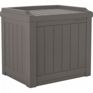 Resin Deck Box / Seat, Stoney Color, 22 Gallons